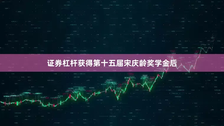 证券杠杆获得第十五届宋庆龄奖学金后